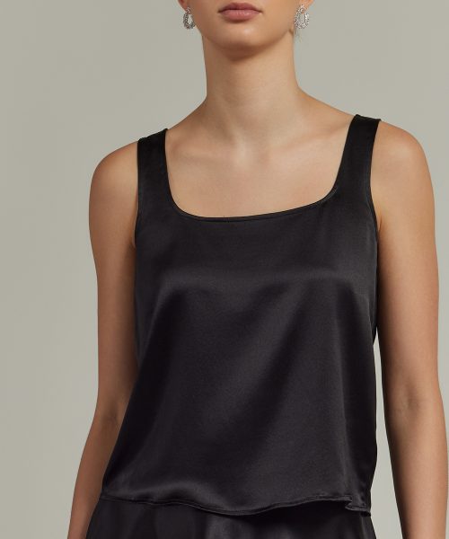 Black Silk Camisole