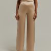 Champagne Silk Trousers