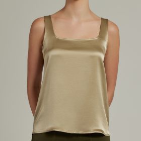 Olive Silk Camisole