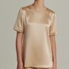 Champagne Silk T-Shirt