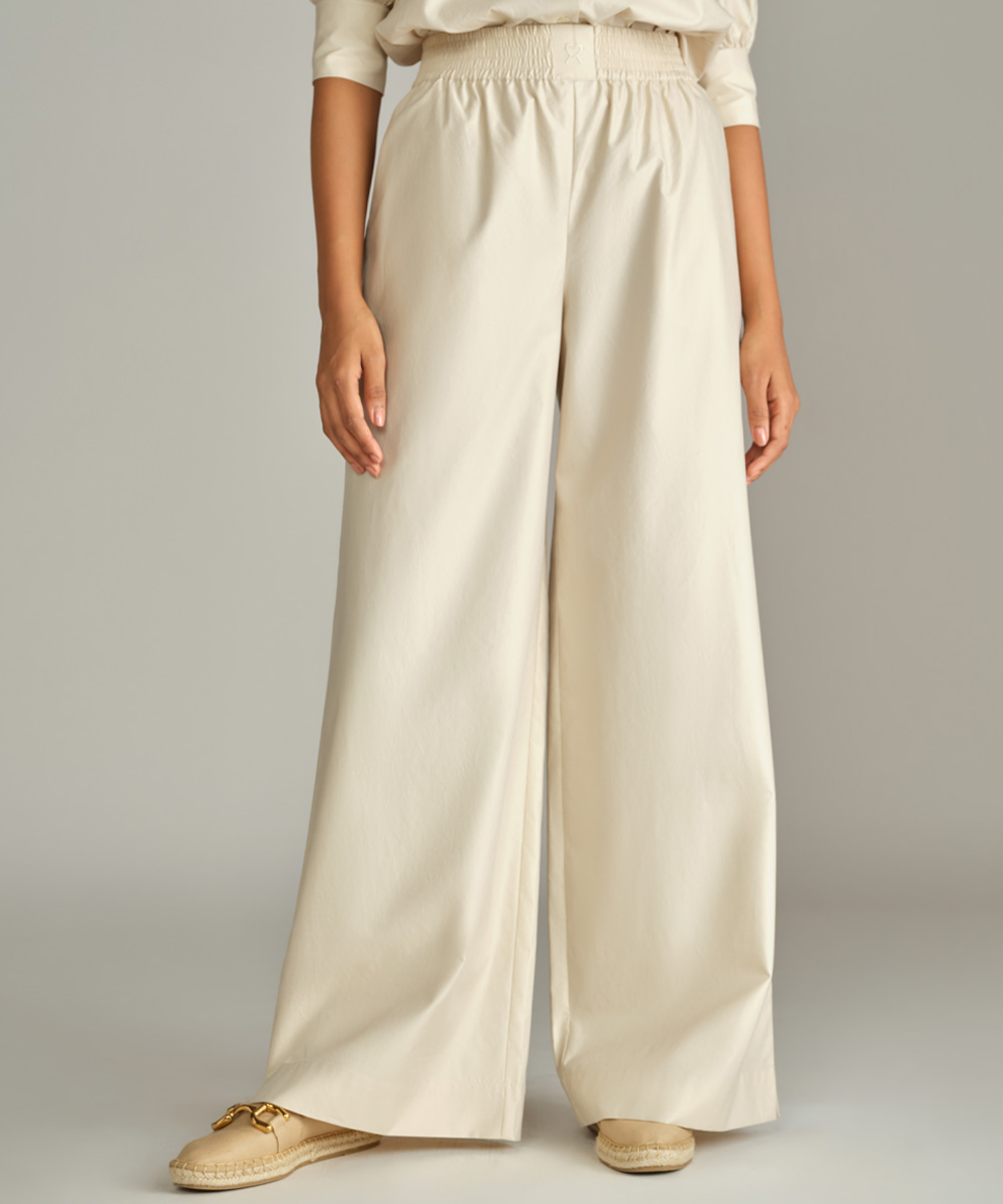 Fawn Egyptian Cotton Trousers