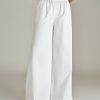 White Egyptian Cotton Trousers