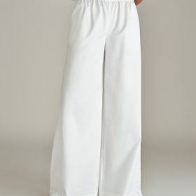 White Egyptian Cotton Trousers