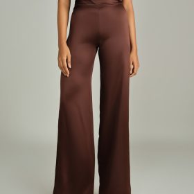 Espresso Silk Trousers