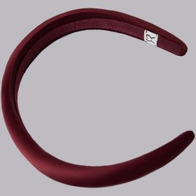 Burgundy Silk Headband