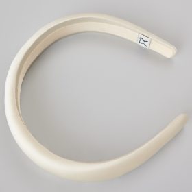 Cream Silk Headband