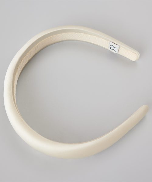 Cream Silk Headband