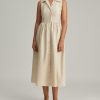 Fawn Egyptian Cotton Long Tennis Dress